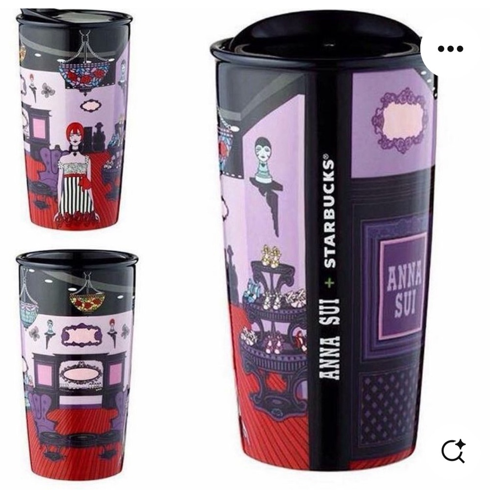 New Anna Sui + Starbucks ceramic travel mug
